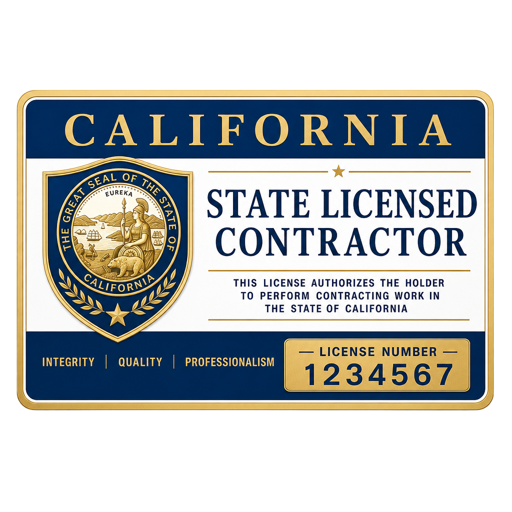 California State Licensed Contractor